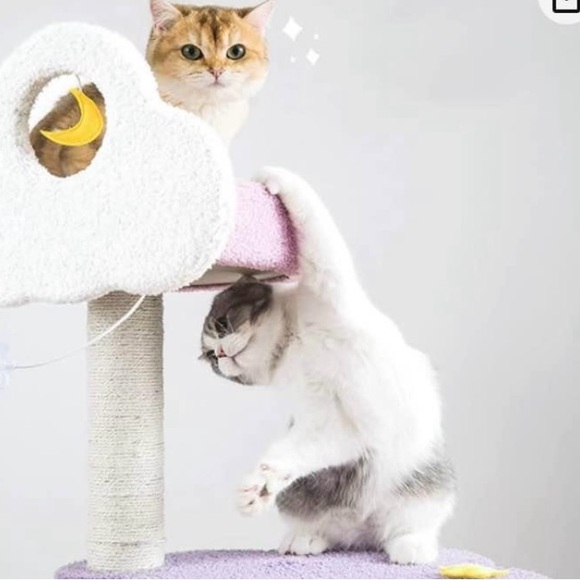 Cat tower. 65 inches New original box. - Picture 4 of 5